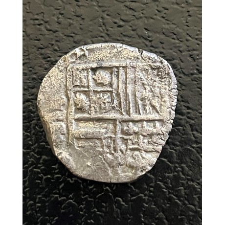 Atocha Four Reale, Grade 1, Philip III Reign, Potosi Mint, 13.00 Grams. #85A-213218