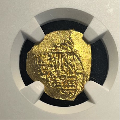 MS 63 1715 Fleet One Escudo, Mexico City Mint, Phillip V Reign, NV Assayer, 3.33 grams #GC23-1715-846728