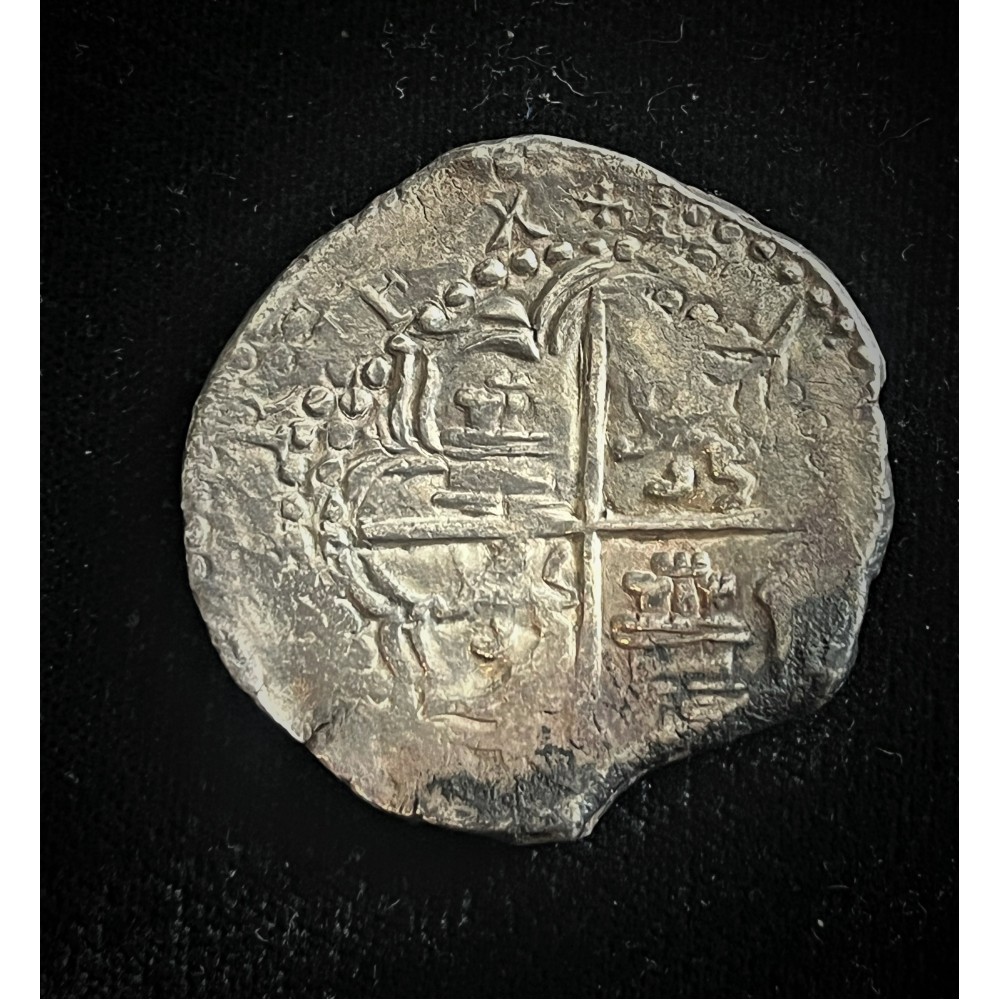 Atocha Eight Reale, Grade II, Potosi Mint, NV Assayer, Philip III Era, #CH4-82-42698