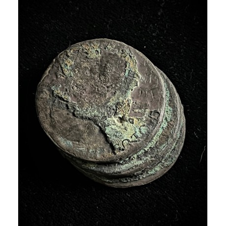 Ex Boyd Collection El Cazador Coin Stack of 3. 86.4 grams, 
