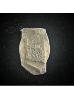  173X PARTIALLY DATED EIGHT REALE FROM THE ROOWSIJK WRECK, MEXICO CITY MINT, PHILLIP V ERA, 26.29 GRAMS, #AC8898
