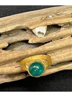 Unusual and Beautiful Emerald & 22+ kt gold ring. 1715 Spanish Plate Fleet. #1996-E104523