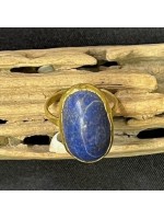 Exquisite 12ct Lapiz Lazuli and Gold Ring from the 1715 Spanish Plate Fleet Shipwreck. #1996-L115133