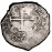  Double dated 1689, Pillar and Wave Type Eight Reale, Potosi Mint, VR Assayer, 27.66 Grams. #SC23-733