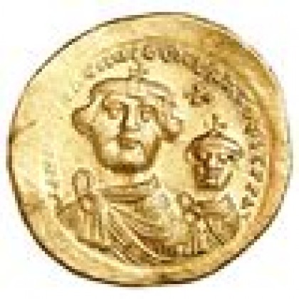 Byzantine Empire, AV Solidus, Heraclius and Heraclius Constantine, 610-641 AD.