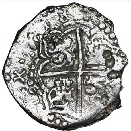 Atocha Eight Reale, Grade I, Potosi Mint, NV Assayer, 1618 Dated, 23.8 Grams, 