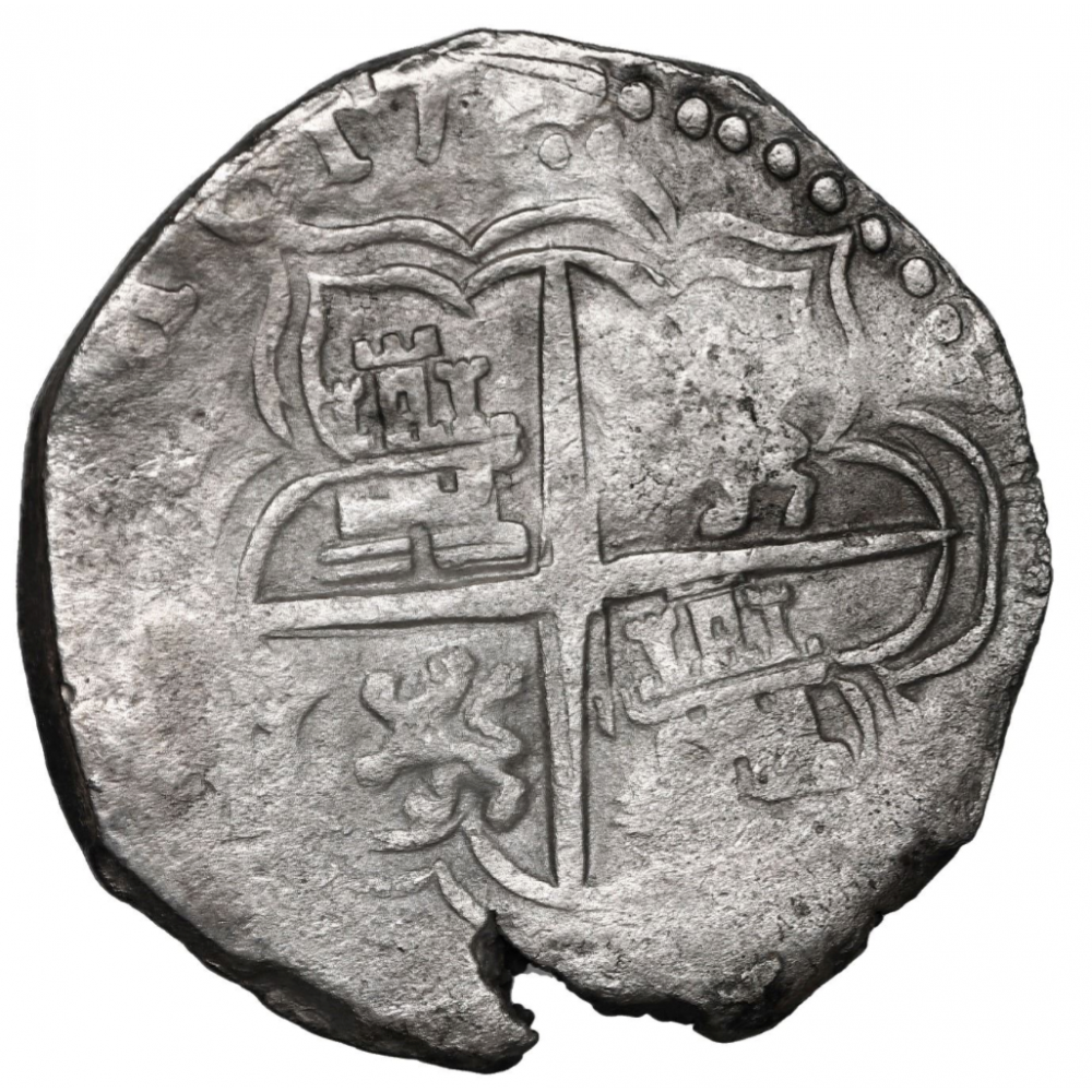 Nice Atocha Eight Reale, Grade I, 1617 Dated, Potosi Mint, NV Assayer, 26.9 Grams