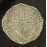 SOLD!! Atocha shipwreck 4 Reale Silver coin, Mint "P" Potosi, Assayer "R", Full weight 13.63 grams, Grade 2. #86A-134239