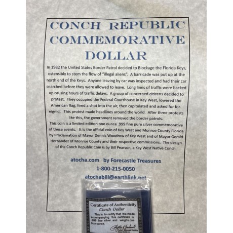 Conch Republic Commemorative Dollar