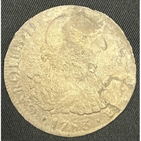 El Cazador Shipwreck 8 Reale, Mexican, Silver Coin, Dated 1783. #69