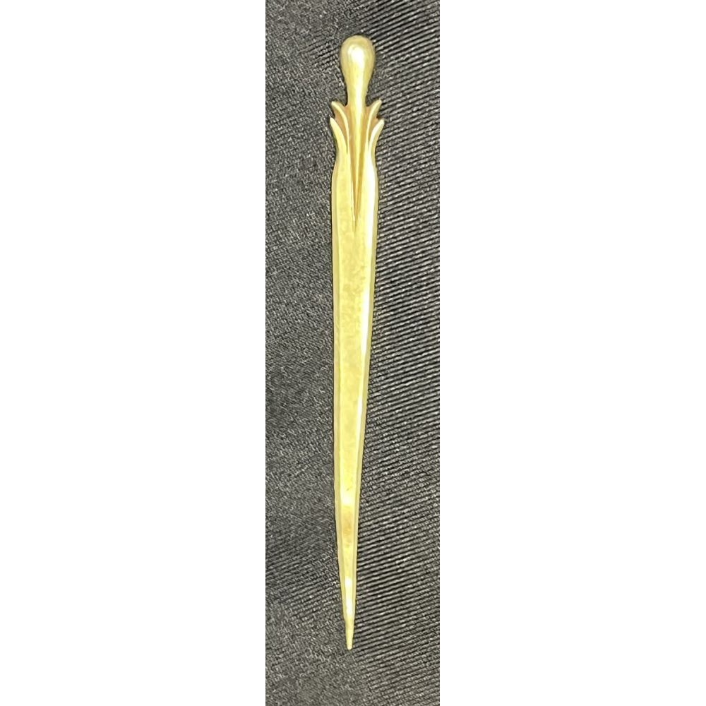 Toothpick and Ear Spoon - Rare & Ornate 2.8 grams 22k gold Grade-VF Most likely shipwreck artifact 1650-1750. #GP23-231751