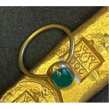 Beautiful Emerald Ring from the 1715 Plate Sleet Shipwreck. MM-1715-8982