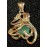 1715 Fleet Emerald in 14K Gold Octopus Setting. 1715-270