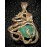 1715 Fleet Emerald in 14K Gold Octopus Setting. 1715-350B